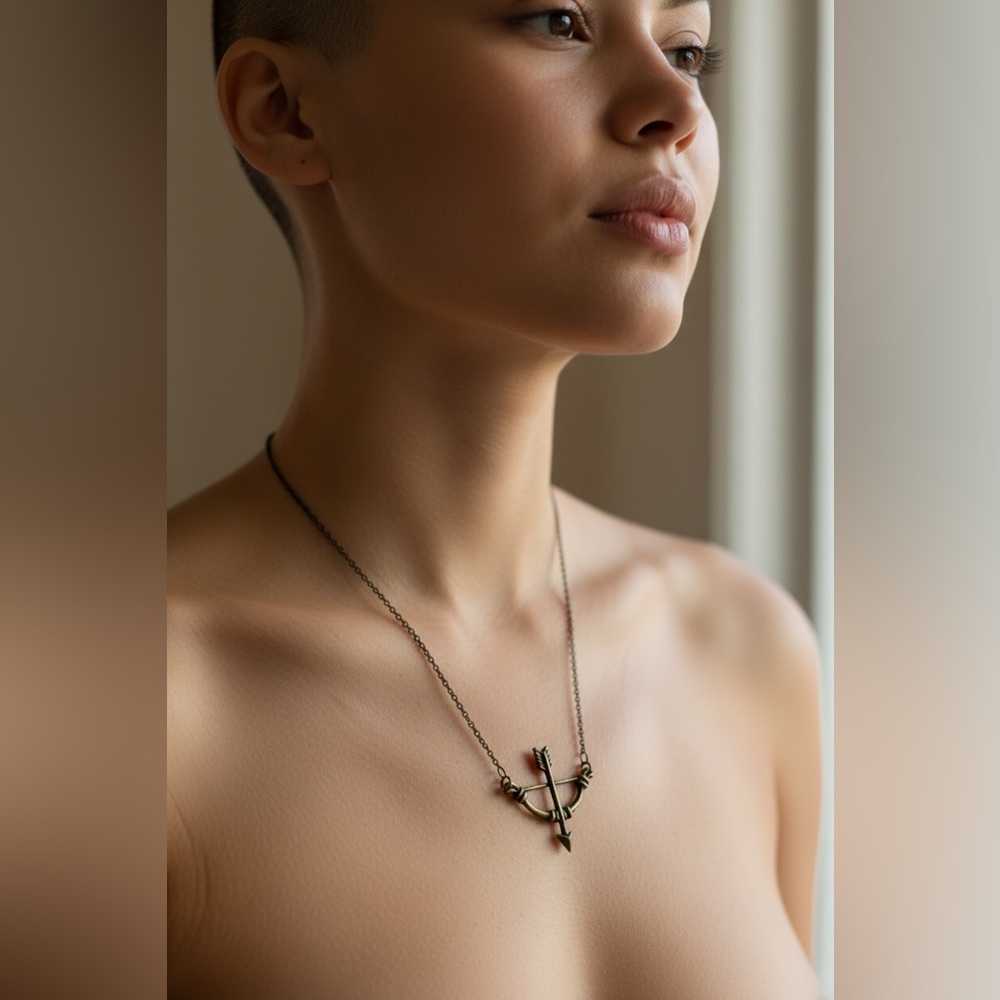 Elegant antique arrow Necklace